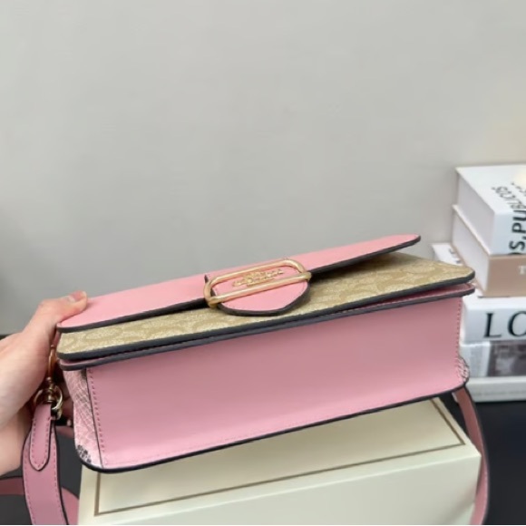 NWT!COACH MORGAN CROSSBODY IN SIGNATURE CANVAS - Picture 7 of 8